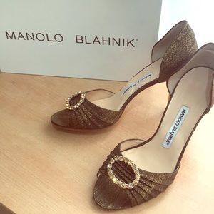 Manolo Blahnik (authentic) size 38 heels